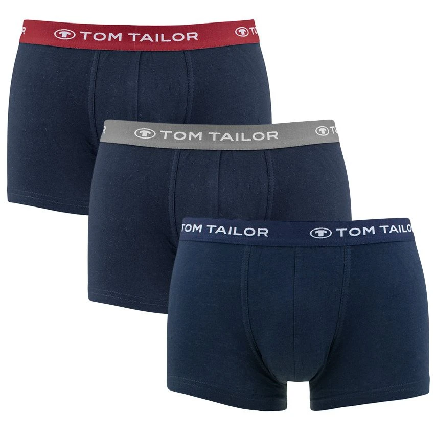 TOM TAILOR 3-pack boxers basic combi zwart TOM TAILOR 3-pack Boxers Basic Combi Zwart -Boxers Winkel