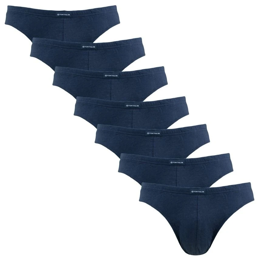 TOM TAILOR 7-pack herenslips texas basic blauw TOM TAILOR 7-pack Herenslips Texas Basic Blauw -Boxers Winkel