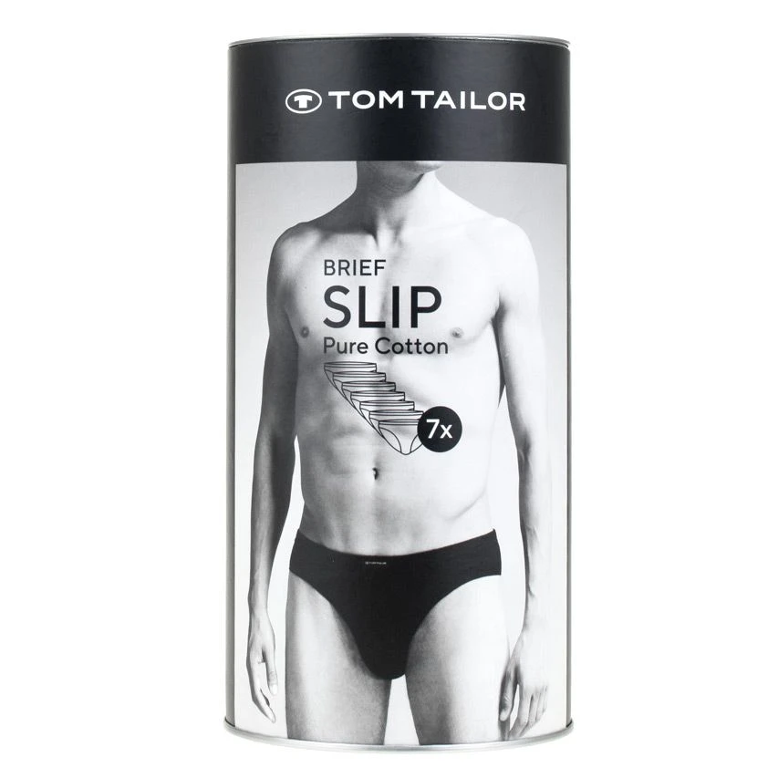 TOM TAILOR 7-pack herenslips texas basic zwart TOM TAILOR 7-pack Herenslips Texas Basic Zwart -Boxers Winkel