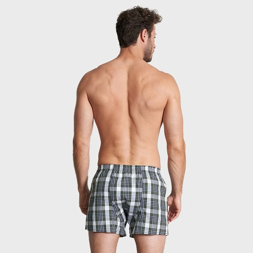TOM TAILOR 2-pack wijde boxershorts check print multi TOM TAILOR 2-pack Wijde Boxershorts Check Print Multi -Boxers Winkel
