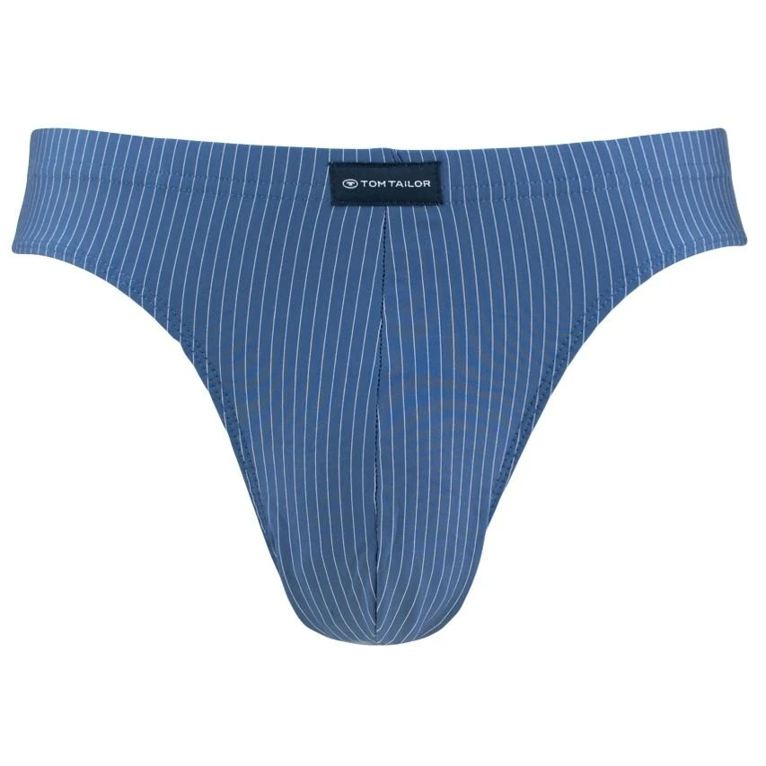 TOM TAILOR 2-pack microfiber herenslips stripe blauw TOM TAILOR 2-pack Microfiber Herenslips Stripe Blauw -Boxers Winkel