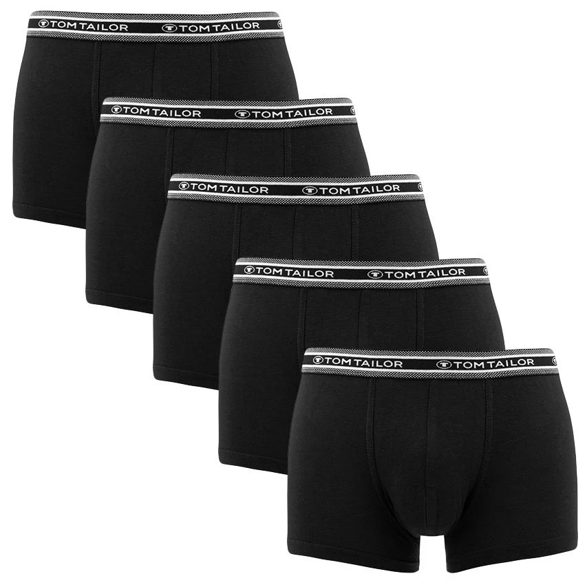 TOM TAILOR 5-pack trunks zwart TOM TAILOR 5-pack Trunks Zwart -Boxers Winkel
