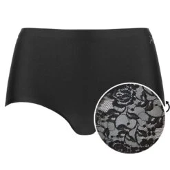 Ten Cate Dames Secrets Microfiber Maxi Slip Kant Zwart