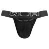 WOH Heren Tanga Slip Sexy Fun Zwart