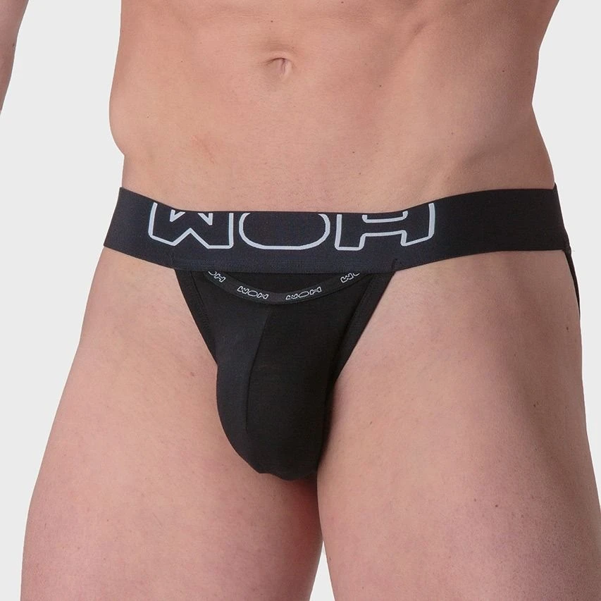 WOH heren tanga slip sexy fun zwart WOH Heren Tanga Slip Sexy Fun Zwart -Boxers Winkel