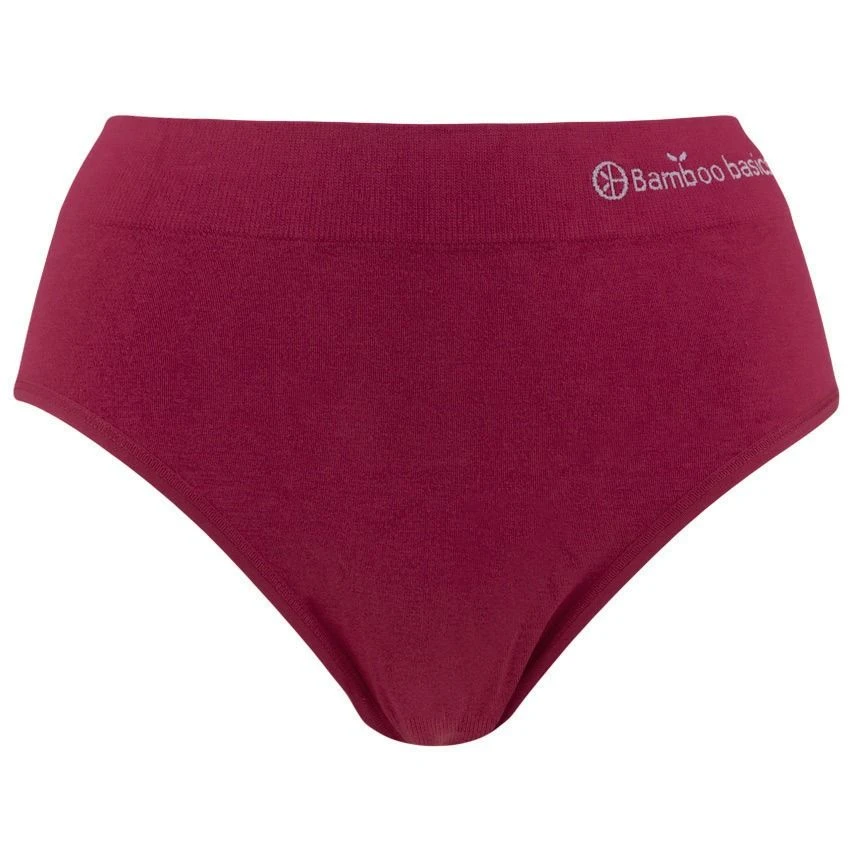 Bamboo Basics dames 3-pack slips belle burgundy rood Bamboo Basics Dames 3-pack Slips Belle Burgundy Rood -Boxers Winkel