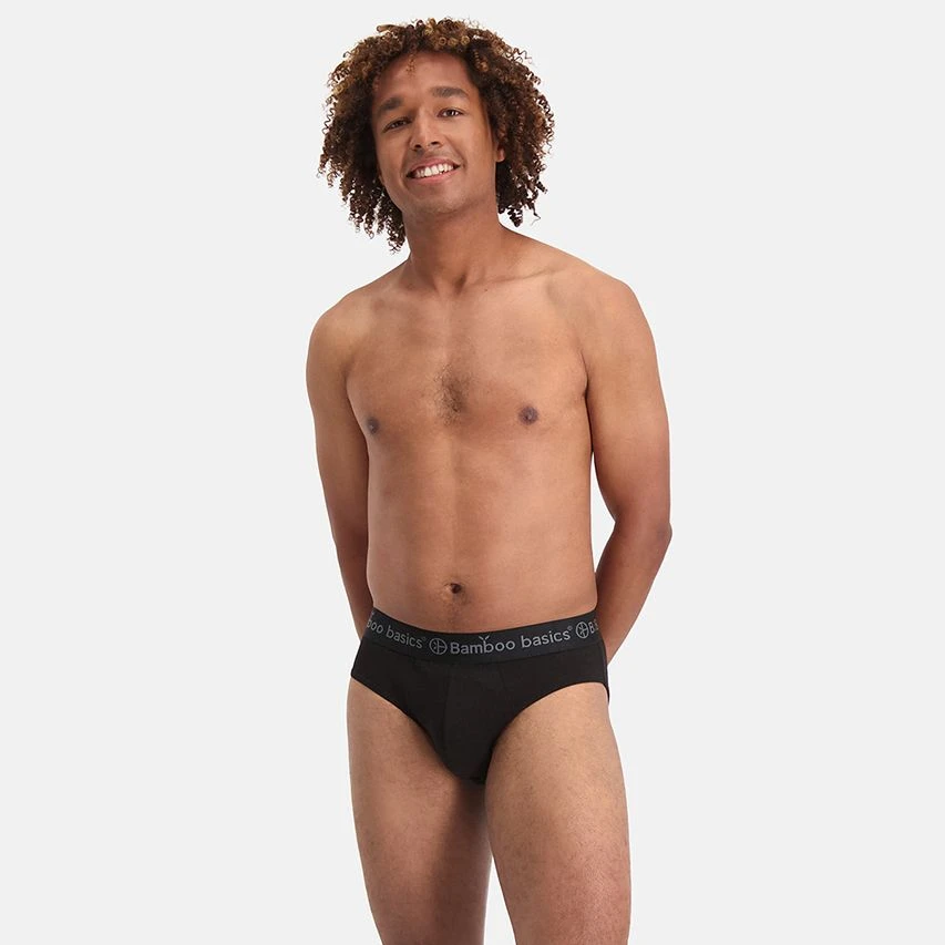 Bamboo Basics 3-pack herenslips james zwart Bamboo Basics 3-pack Herenslips James Zwart -Boxers Winkel