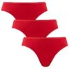 Bamboo Basics Dames 3-pack Taille-slips Julia Rood