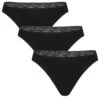 Bamboo Basics Dames 3-pack Slips Lucy Zwart