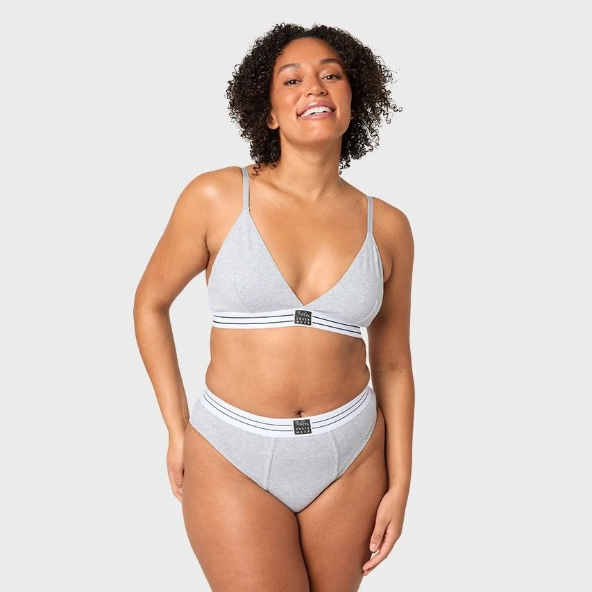 Björn Borg dames core original 2-pack high waist slips grijs BJØRN BORG Björn Borg Dames Core Original 2-pack High Waist Slips Grijs -Boxers Winkel