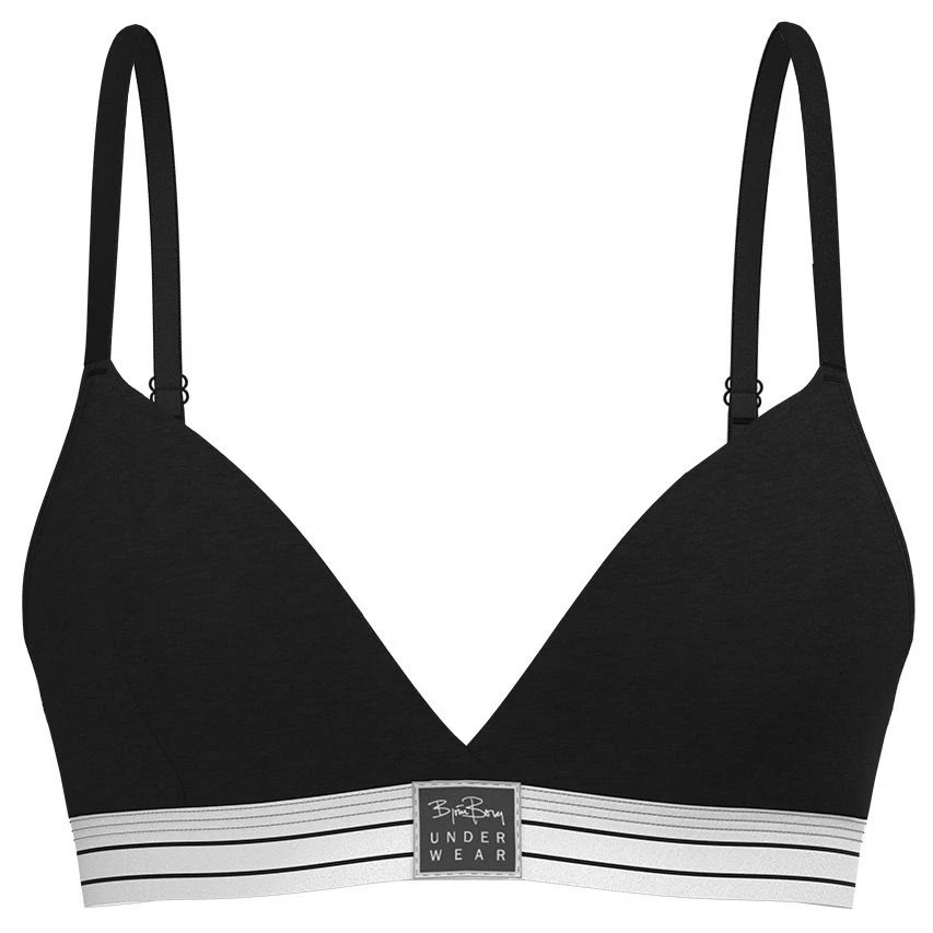 Björn Borg dames original triangle bralette zwart BJØRN BORG Björn Borg Dames Original Triangle Bralette Zwart -Boxers Winkel