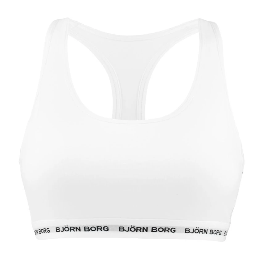 Björn Borg dames bralette logo wit BJØRN BORG Björn Borg Dames Bralette Logo Wit -Boxers Winkel