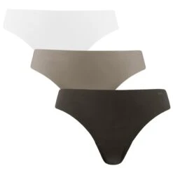 BJØRN BORG Björn Borg Dames Invisible 3-pack Microfiber Strings Basic Multi