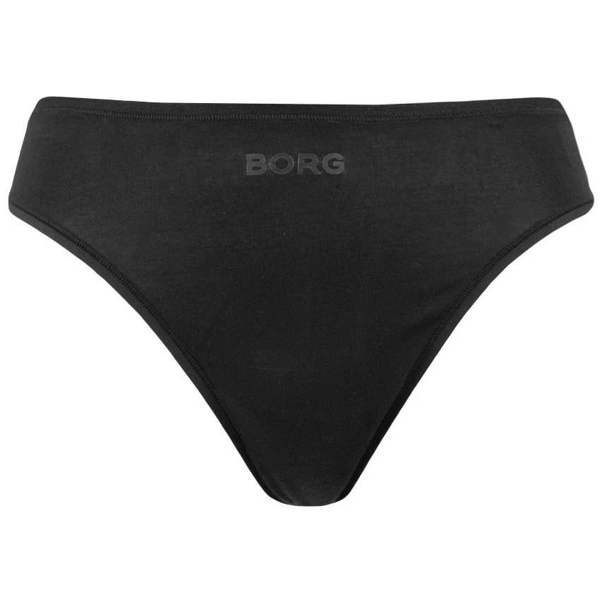Björn Borg dames soft touch 2-pack strings zwart BJØRN BORG Björn Borg Dames Soft Touch 2-pack Strings Zwart -Boxers Winkel