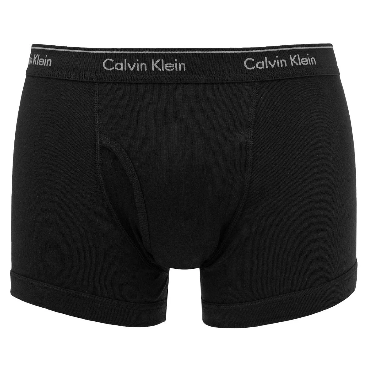 Calvin Klein classic 3-pack cotton trunks with fly zwart Calvin Klein Classic 3-pack Cotton Trunks With Fly Zwart -Boxers Winkel