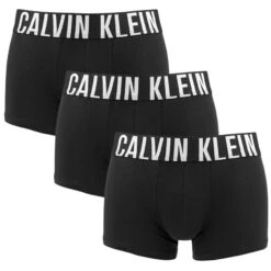 Calvin Klein Intense Power 3-pack Boxer Trunks Zwart