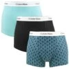 Calvin Klein Icon 3-pack Boxer Trunks Basic All Over Print Multi