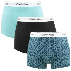 Calvin Klein Icon 3-pack Boxer Trunks Basic All Over Print Multi