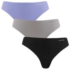 Calvin Klein Dames 3-pack Microfiber Strings Multi