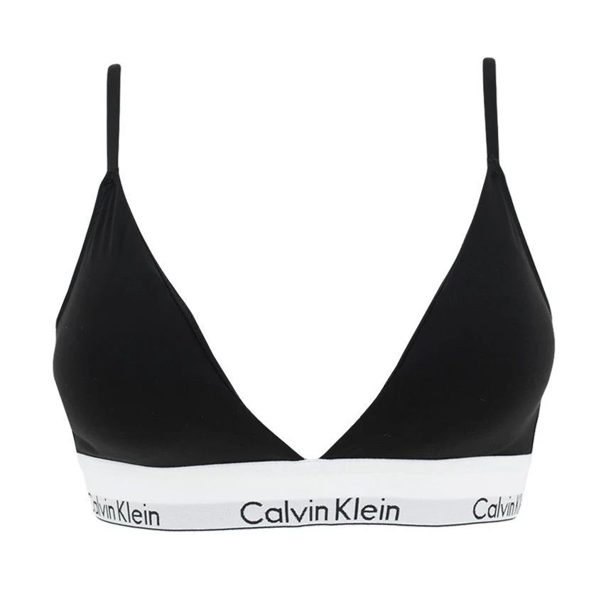 Calvin Klein dames lightly lined triangle bralette zwart Calvin Klein Dames Lightly Lined Triangle Bralette Zwart -Boxers Winkel