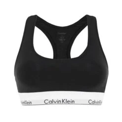 Calvin Klein Dames Icon Cotton Modal Unlined Bralette Zwart