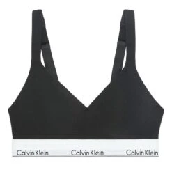 Calvin Klein Dames Icon Cotton Modal Lift Bralette Zwart