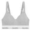 Calvin Klein Dames Icon Cotton Modal Lift Bralette Grijs