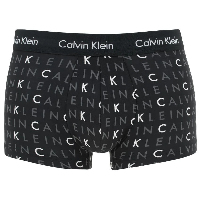 Calvin Klein 3-pack low rise trunks zwart / grijs / logo Calvin Klein 3-pack Low Rise Trunks Zwart / Grijs / Logo -Boxers Winkel