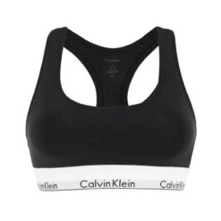 Calvin Klein Dames Plus Size Unlined Bralette Zwart