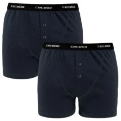 CECEBA 2-pack Long Boxers Gulp Blauw