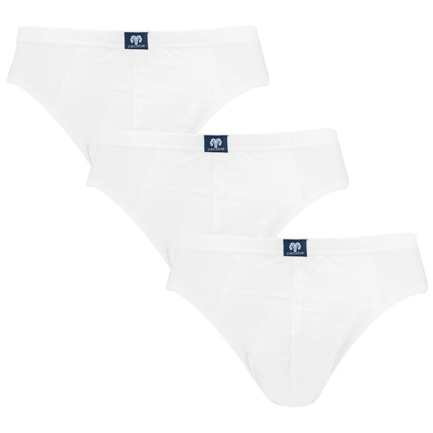 CECEBA 3-pack herenslips basic wit CECEBA 3-pack Herenslips Basic Wit -Boxers Winkel