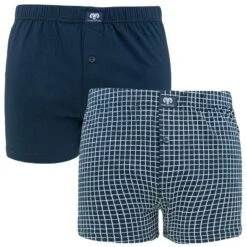 CECEBA 2-pack Wijde Boxershorts Print Blauw II