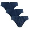 CECEBA 3-pack Herenslips Stripe Blauw