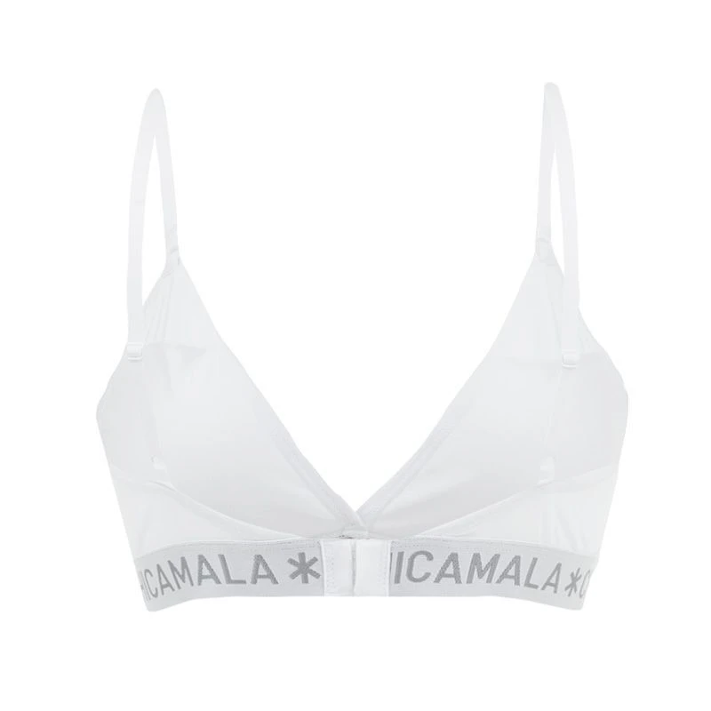 Chicamala dames triangle bralette basic wit Chicamala Dames Triangle Bralette Basic Wit -Boxers Winkel