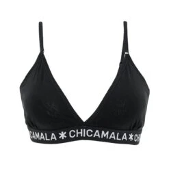 Chicamala Dames Triangle Bralette Basic Zwart