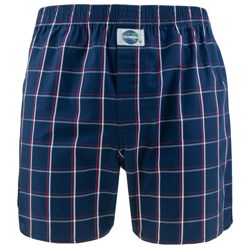 DEAL wijde boxershort check blauw 192273 DEAL Wijde Boxershort Check Blauw 192273 -Boxers Winkel