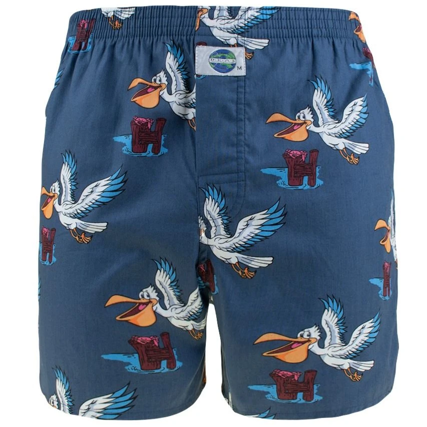 DEAL wijde boxershort pelican blauw 192275 DEAL Wijde Boxershort Pelican Blauw 192275 -Boxers Winkel