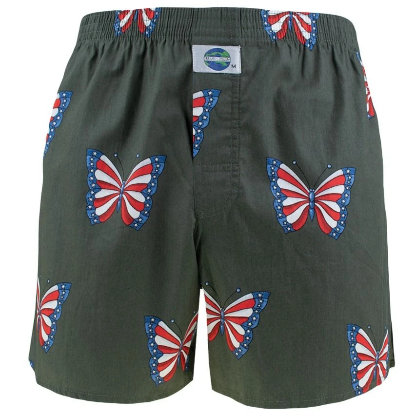 DEAL wijde boxershort butterfly groen 192277 DEAL Wijde Boxershort Butterfly Groen 192277 -Boxers Winkel