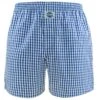 DEAL Wijde Boxershort Check Blauw 192281