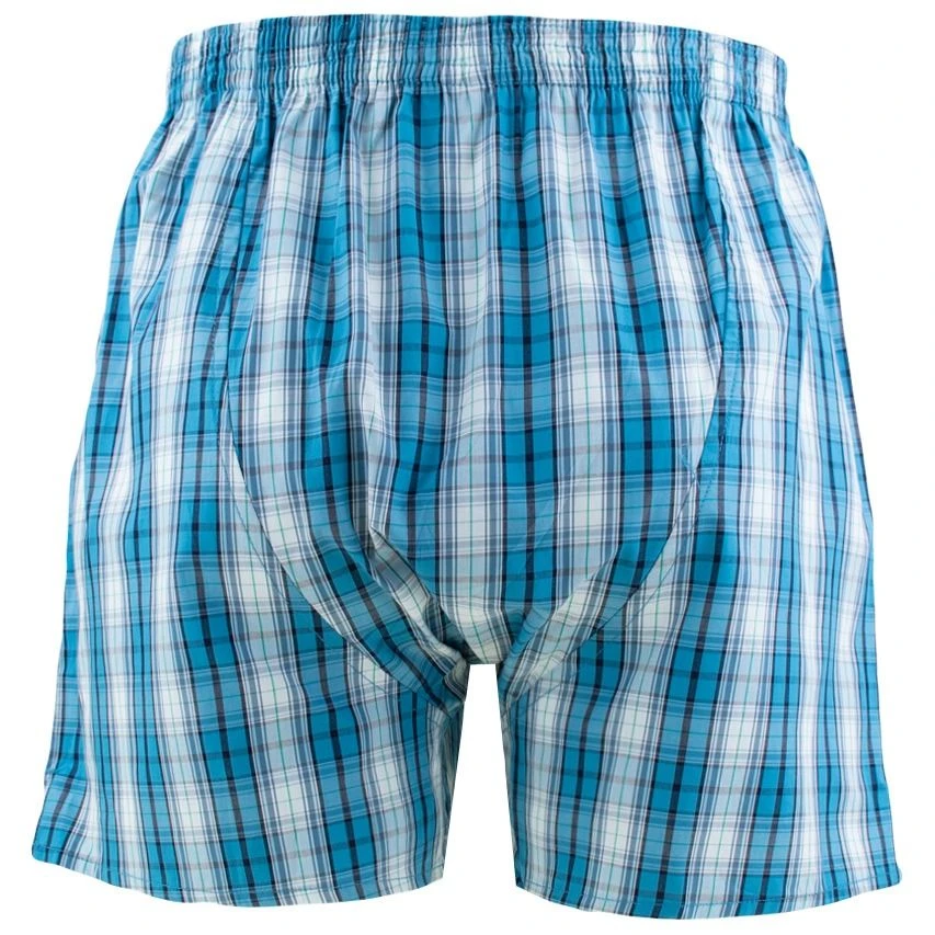 DEAL wijde boxershort check blauw 192283 DEAL Wijde Boxershort Check Blauw 192283 -Boxers Winkel