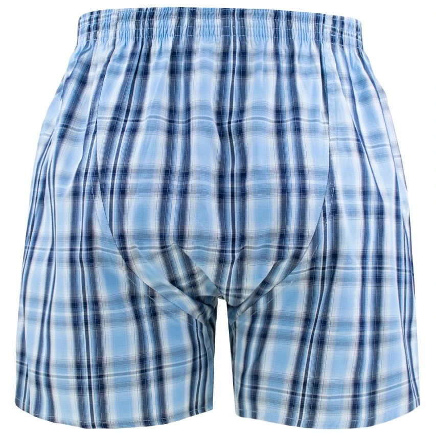DEAL wijde boxershort check blauw 192285 DEAL Wijde Boxershort Check Blauw 192285 -Boxers Winkel