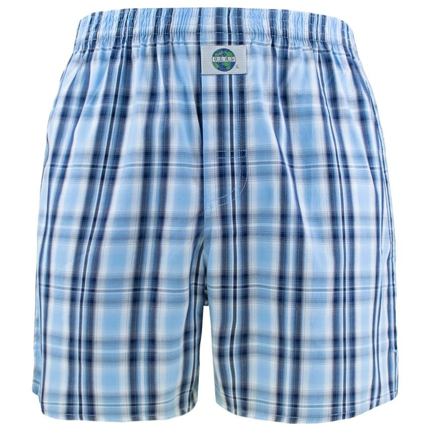 DEAL wijde boxershort check blauw 192285 DEAL Wijde Boxershort Check Blauw 192285 -Boxers Winkel