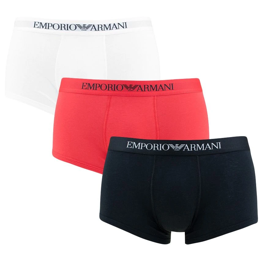 Emporio Armani 3-pack boxers cotton multi III Emporio Armani 3-pack Boxers Cotton Multi III -Boxers Winkel
