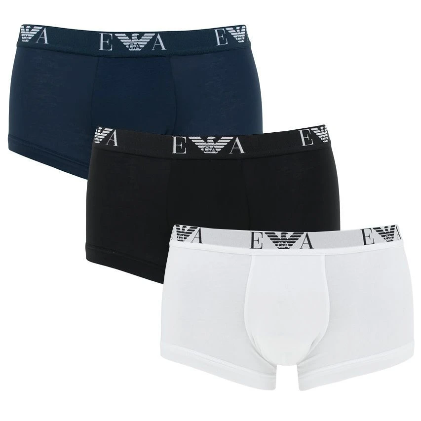 Emporio Armani stretch trunk 3-pack multi VI Emporio Armani Stretch Trunk 3-pack Multi VI -Boxers Winkel