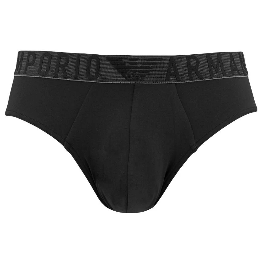 Emporio Armani microfiber herenslip zwart Emporio Armani Microfiber Herenslip Zwart -Boxers Winkel