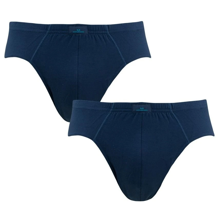 Götzburg 2-pack lyocell herenslips blauw Götzburg 2-pack Lyocell Herenslips Blauw -Boxers Winkel