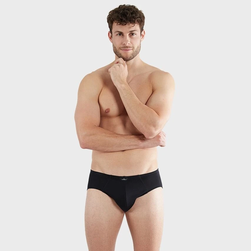 Götzburg 2-pack lyocell herenslips zwart Götzburg 2-pack Lyocell Herenslips Zwart -Boxers Winkel