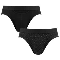 HOM HO1 2-pack Herenslips Neels Zwart