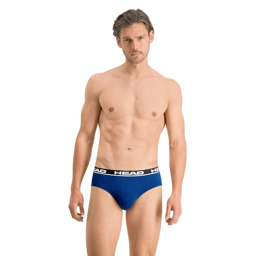 HEAD 2-pack herenslips basic blauw II HEAD 2-pack Herenslips Basic Blauw II -Boxers Winkel