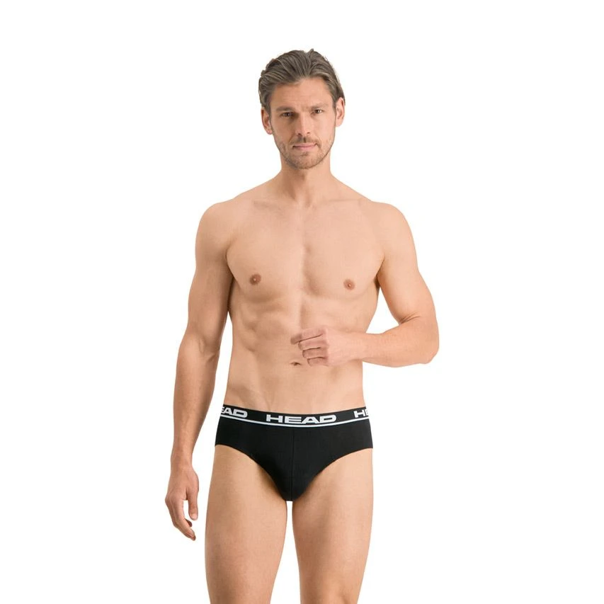 HEAD 2-pack herenslips basic zwart HEAD 2-pack Herenslips Basic Zwart -Boxers Winkel